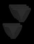 Marks & Spencer "5pk No VPL Microfibre High Leg Knickers"
